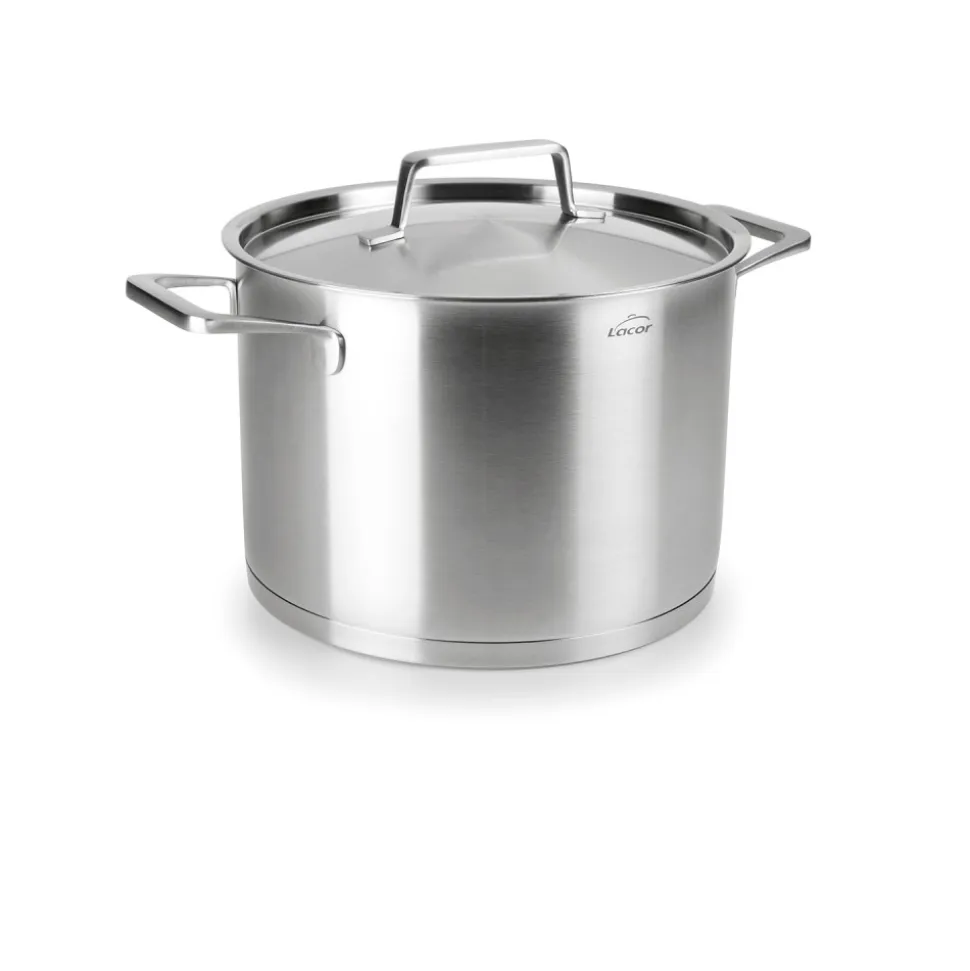 Olla alta de acero inoxidable, foodie, 20 cm - Lacor