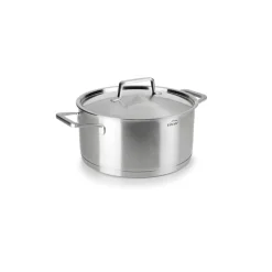 Olla de acero inoxidable con tapa de acero, foodie, 20 cm - Lacor