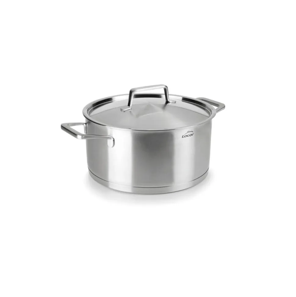 Olla de acero inoxidable con tapa de acero, foodie, 20 cm - Lacor