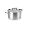 Olla de acero inoxidable con tapa de acero, foodie, 24 cm - Lacor