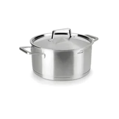 Olla de acero inoxidable con tapa de acero, foodie, 26 cm - Lacor