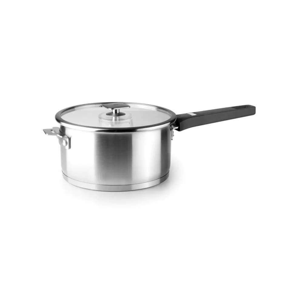 Olla de acero inoxidable, sin asas, combi, 16 cm - Lacor