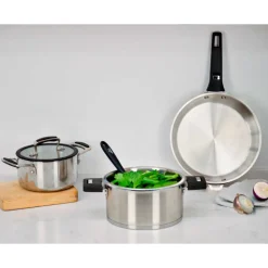 Olla de acero inoxidable, sin asas, combi, 20 cm - Lacor