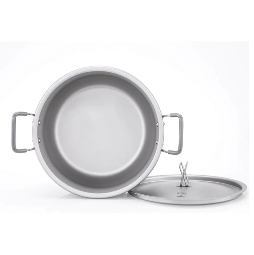 Olla de titanio con tapa, 6 litros - Keith