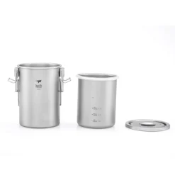 Olla de titanio multifunción con tapa, 900 ml - Keith