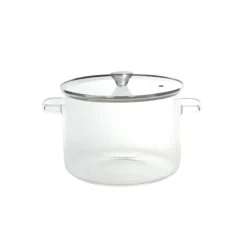 Olla de vidrio borosilicato con tapa, 3 l, Brandani