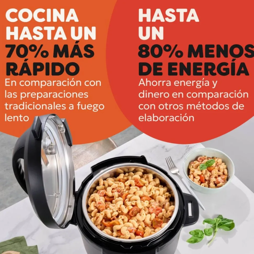 Olla multifunción eléctrica Classic negra, 5,7 l - Instant Pot