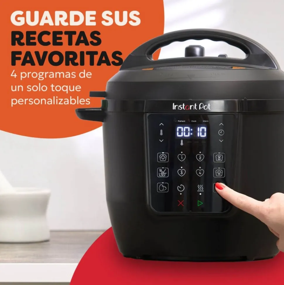 Olla multifunción eléctrica Classic negra, 5,7 l - Instant Pot