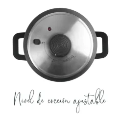 Olla rápida de acero inoxidable Sicuro, 4 l - Lacor