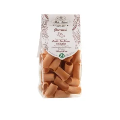 Paccheri de lenteja roja sin gluten y ecológico, 250 g - Pasta Natura