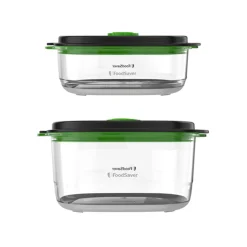 Pack 2 contenedores para envasar al vacío - Foodsaver