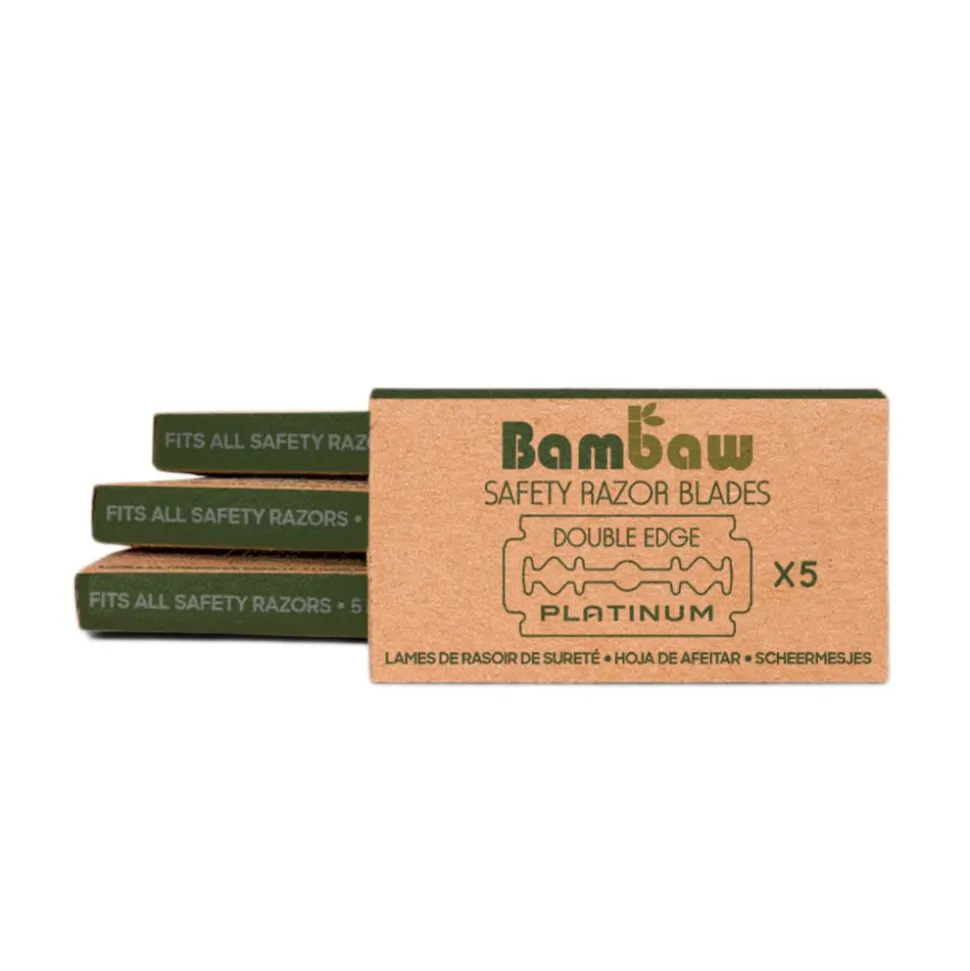 Pack 5 cuchillas de afeitar clásicas - Bambaw