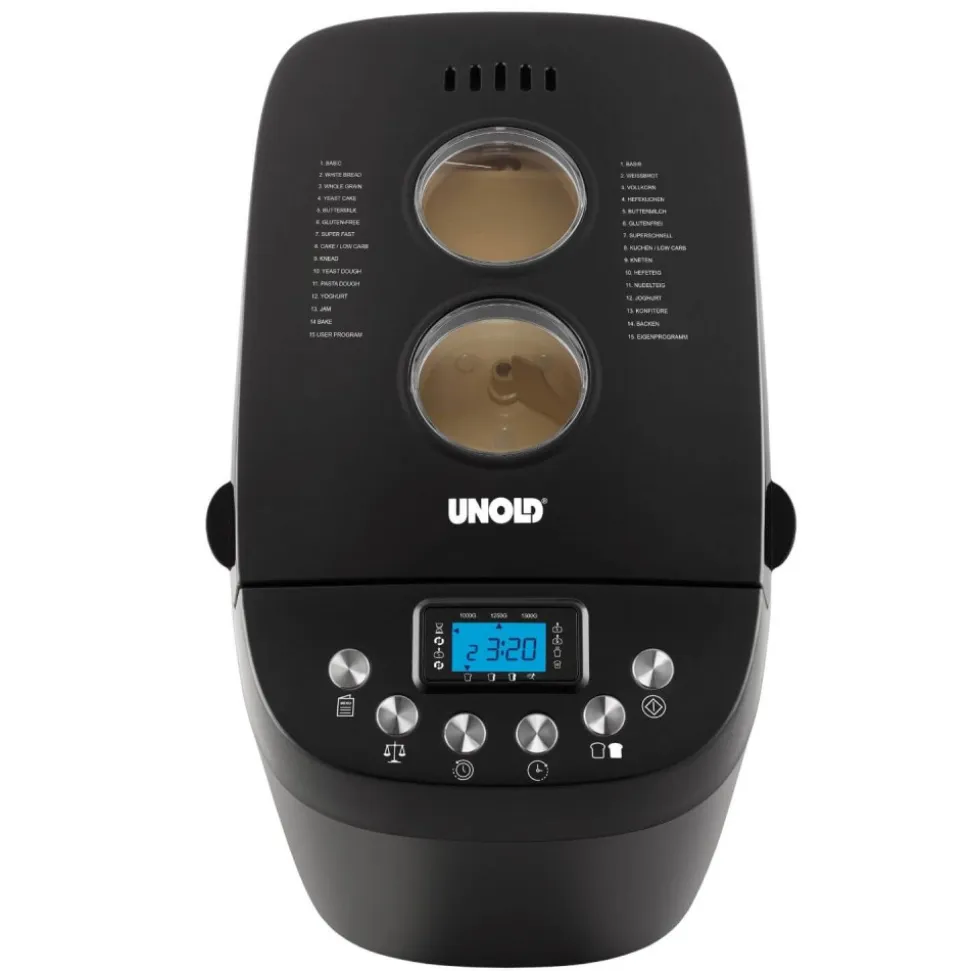 Panificadora 68525 Backmeister Big, color negro - Unold