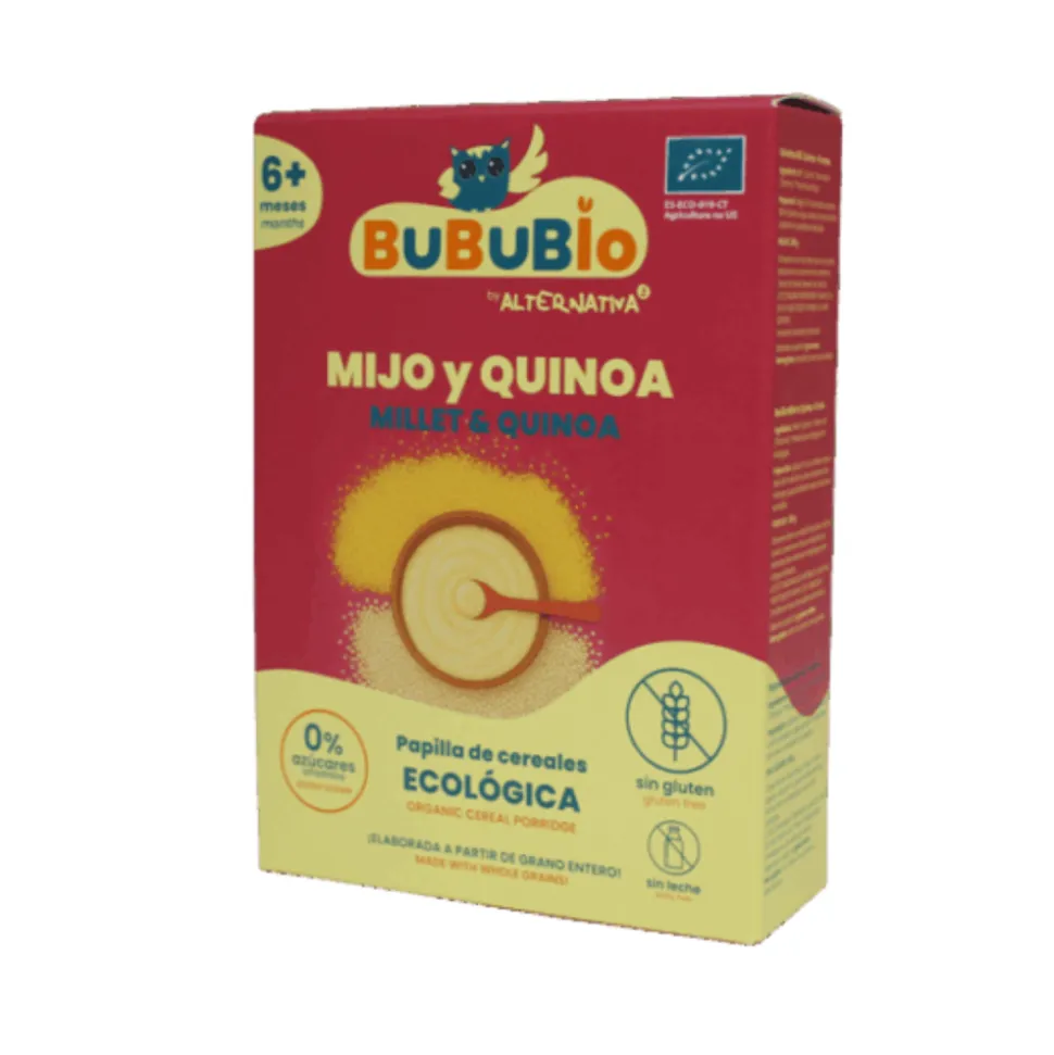 Papilla de mijo y quinoa ecológica sin gluten, 200 g - Alternativa 3