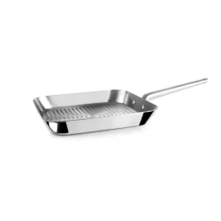 Parrilla de acero inoxidable, 5ply element, 28 cm - Ibili