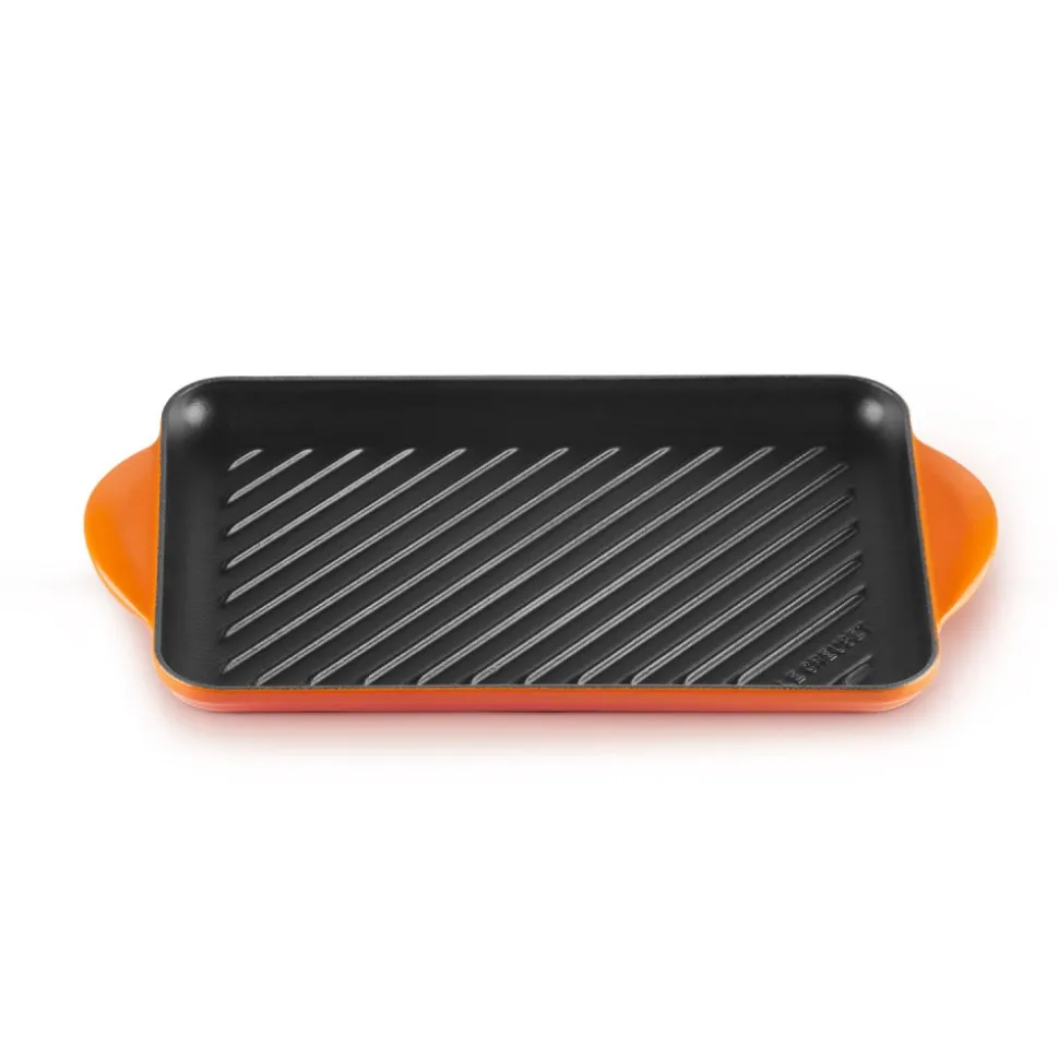 Parrilla de hierro fundido, 32 cm, color volcánico - Le Creuset