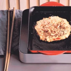Parrilla de hierro fundido, 32 cm, color cereza - Le Creuset