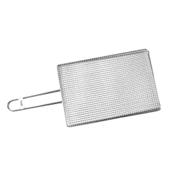 Parrilla doble de acero inoxidable de malla fina, 30 cm - Ibili