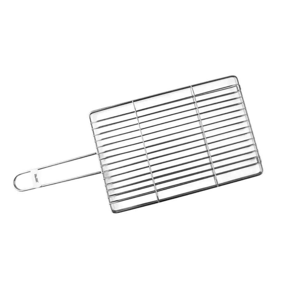 Parrilla doble de acero inoxidable, 30 cm - Ibili