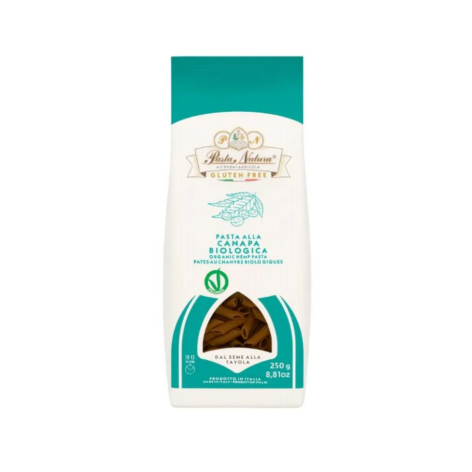 Penne de cáñamo sin gluten y ecológico, 250 g - Pasta Natura