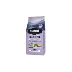 Pienso para gatos esterilizados con pescado sin cereales, 3 kg - Ownat