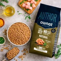 Pienso para gatos esterilizados con pollo sin cereales, 3 kg - Ownat