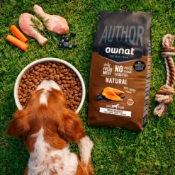 Pienso para perros de gallo de corral sin cereales, Author, 3 kg - Ownat