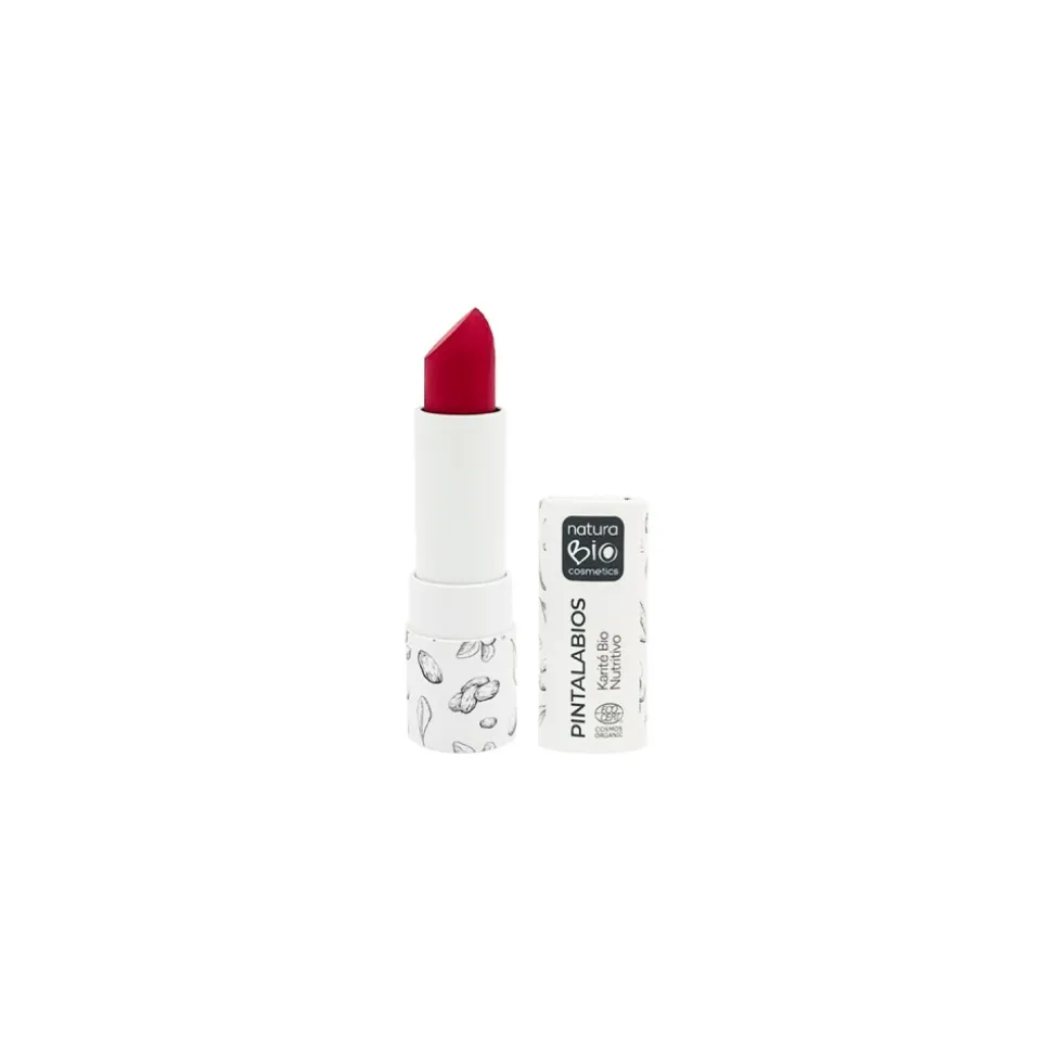 Pintalabios ecológico color "Geranio común" - NaturaBio Cosmetics