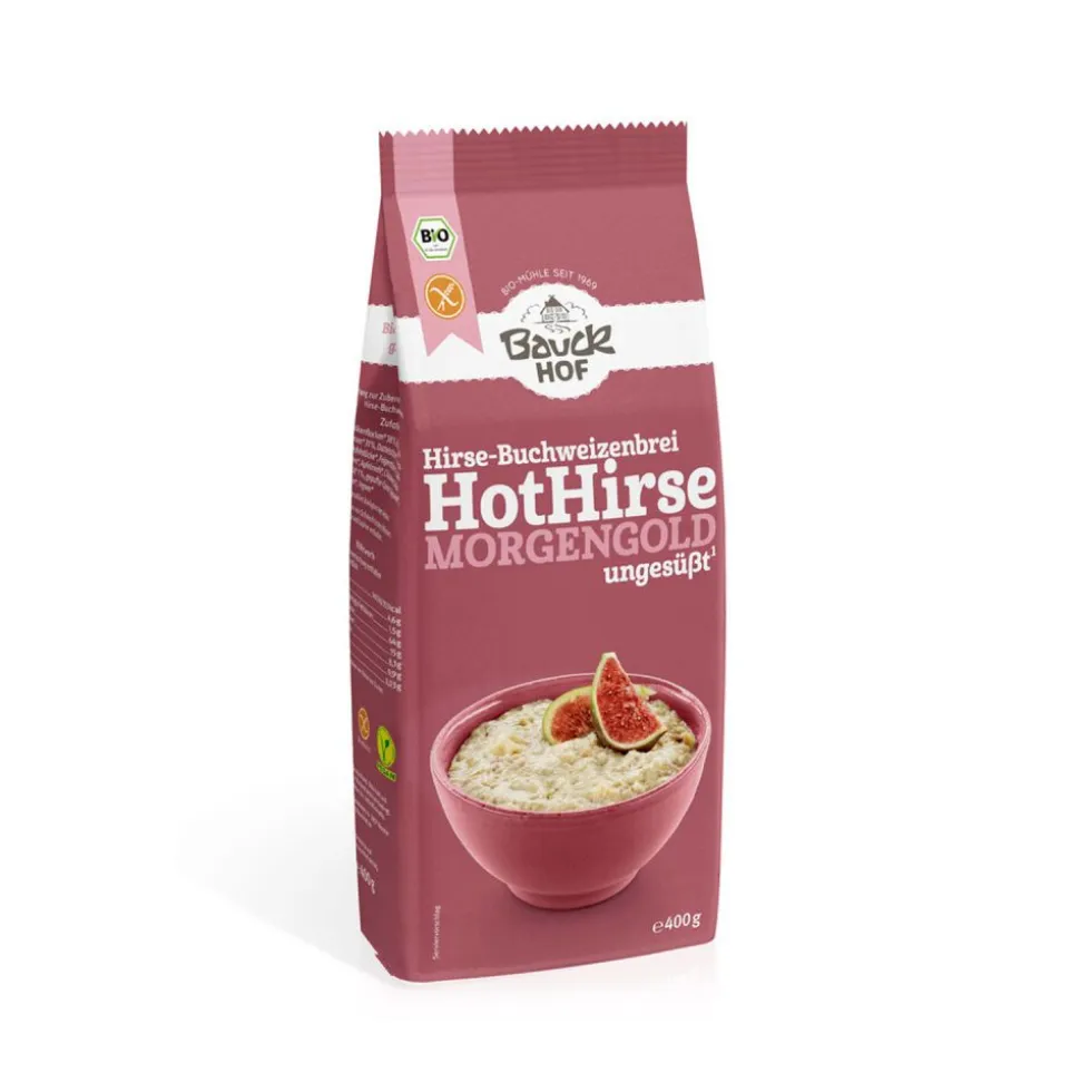 Porridge de mijo y trigo sarraceno sin gluten, ecológico - Bauckhof