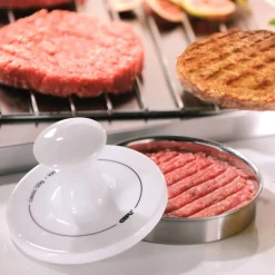 Prensa para hamburguesas de acero inoxidable, 12 cm - Gefu