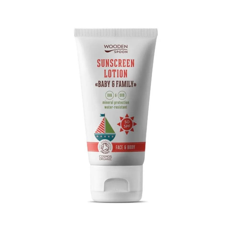 Protector solar ecológico SPF 50+, 150 ml - Wooden Spoon