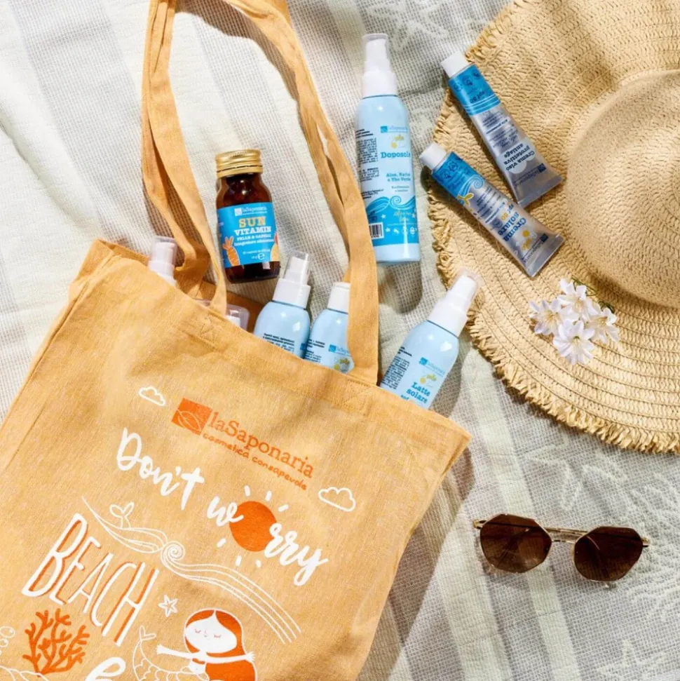 Protector solar ecológico SPF 50, 40 ml para niños y pieles sensibles - La Saponaria