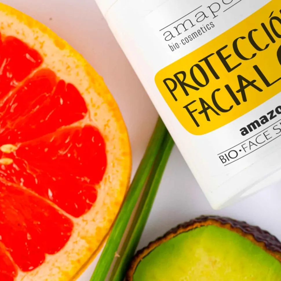 Protector solar facial ecológico SPF 25, 50 ml - Amapola Biocosmetics
