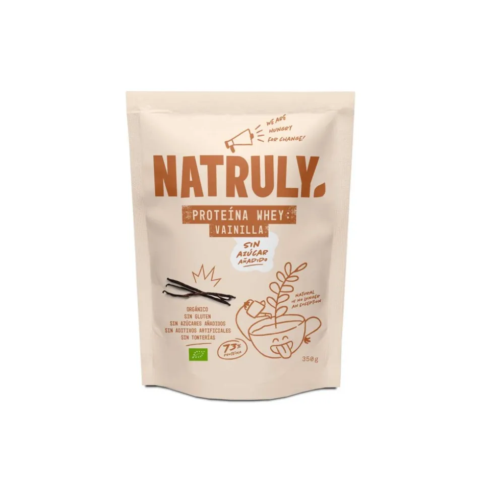 Proteína whey concentrada, en polvo, vainilla - Natruly