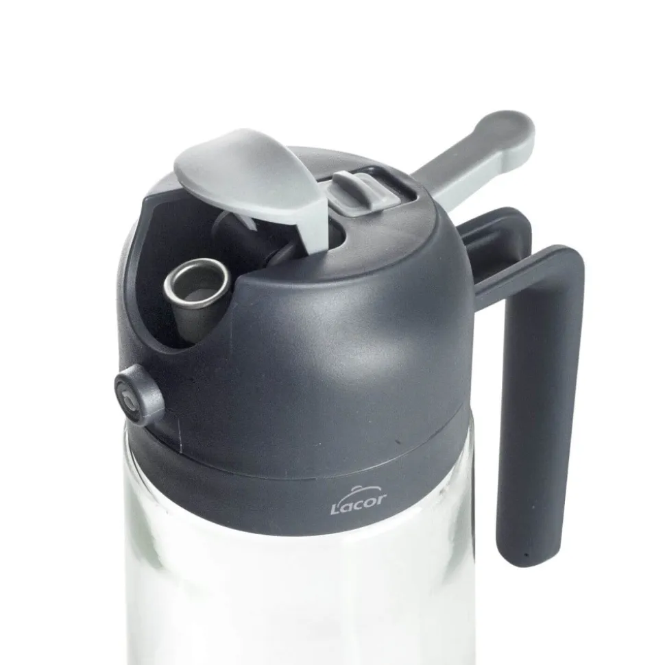 Pulverizador de aceite de cristal 2 en 1, 470 ml - Lacor