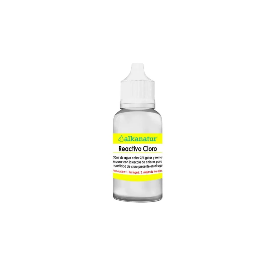 Reactivo de cloro para agua, 30 ml - Alkanatur