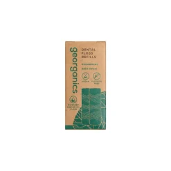 2 Recambios de hilo dental de bionylon vegetal sabor hierbabuena - Georganics