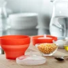 Recipiente para palomitas mini de silicona platino - Lékué