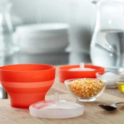 Recipiente para palomitas mini de silicona platino - Lékué