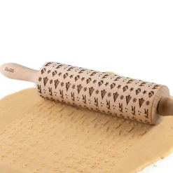 Rodillo de madera para galletas navideñas - Ibili