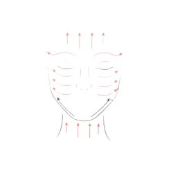 Rodillo masajeador facial de cuarzo rosa - Zen Arome