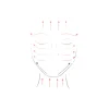 Rodillo masajeador facial de jade verde - Zen Arome