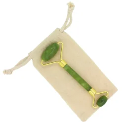 Rodillo masajeador facial de jade verde - Zen Arome