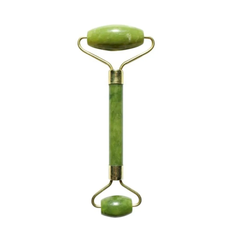 Rodillo masajeador facial de jade verde - Zen Arome
