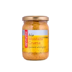 Salsa de mostaza ecológica, textura gruesa - Machandel
