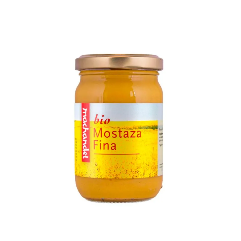 Salsa de mostaza ecológica, textura fina - Machandel