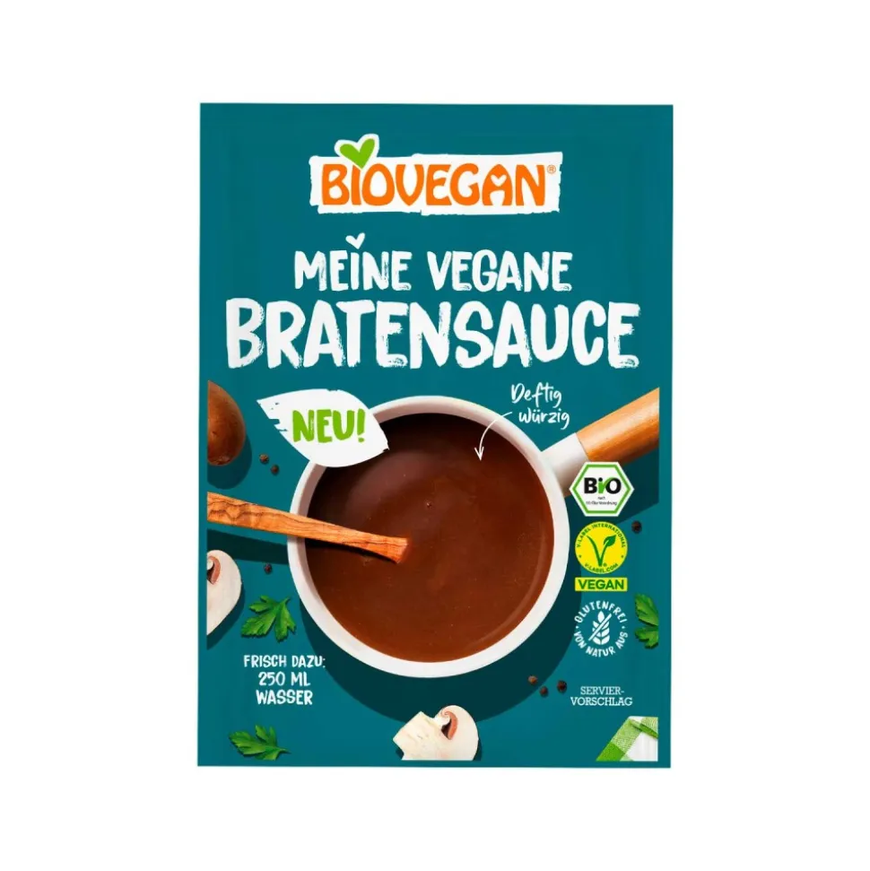 Salsa gravy ecológica, vegana y sin gluten - Biovegan