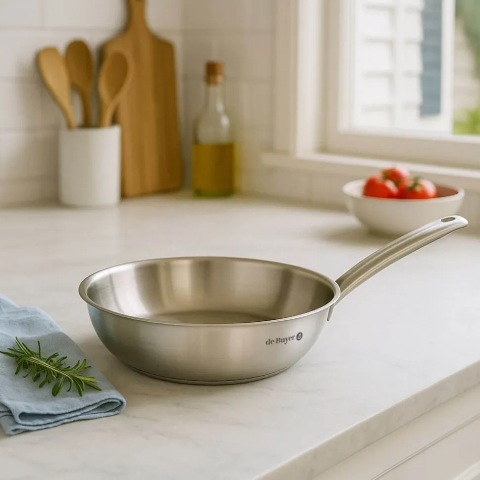 Sartén de acero inoxidable, Prim Appety, 24 cm - De Buyer