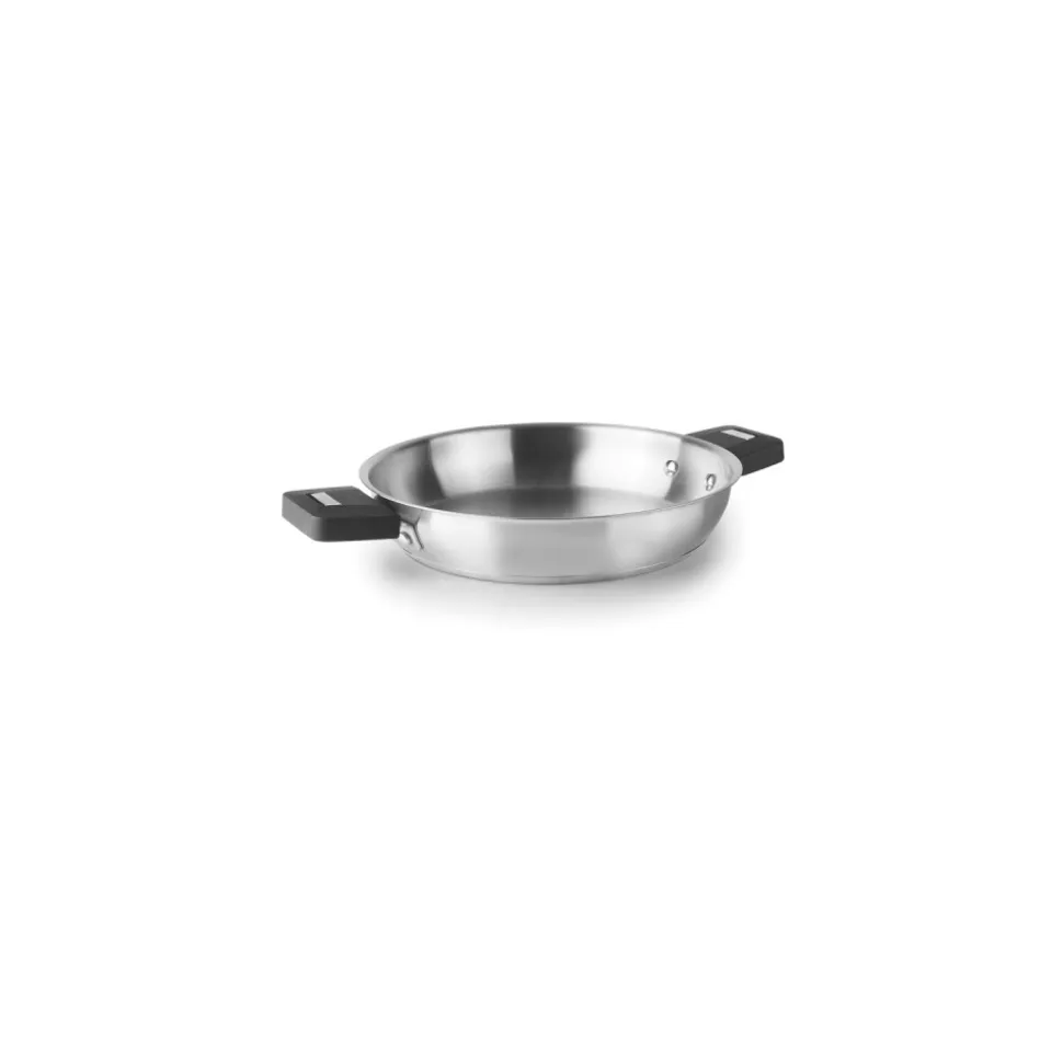 Sartén de acero inoxidable, sin mango, combi, 20 cm - Lacor