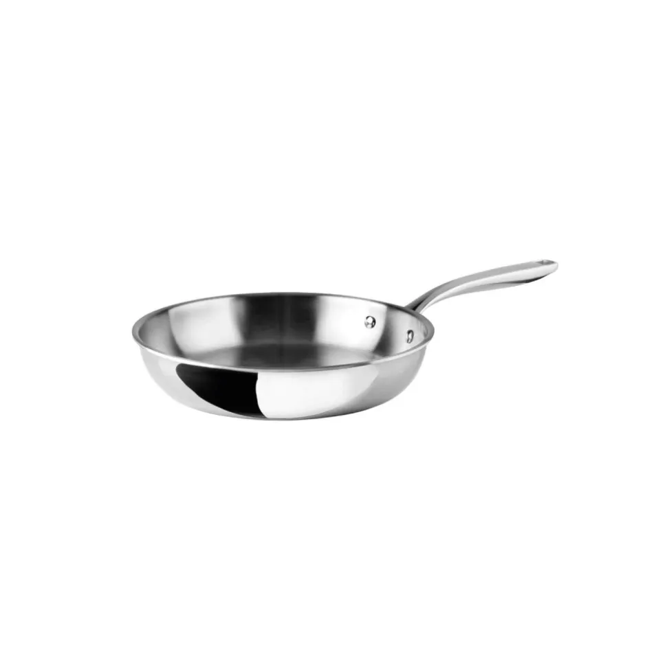 Sartén de acero inoxidable, trichef, 22 cm - Lacor